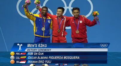 mens weightlifting result