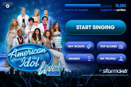 American Idol Live Tour iPhone Game Released