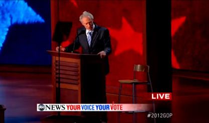 Clint Eastwood Debates an Empty Chair - Republican National Convention