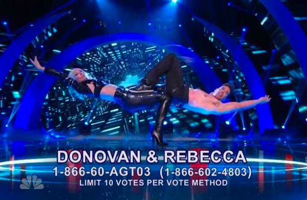 Donovan and Rebecca  America s Got Talent Semi Finals