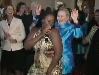 Hillary Clinton dancing in Pretoria South Africa  Video