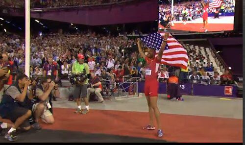 Men's 110m Hurdles Celebration Men's 110m Hurdles Celebration