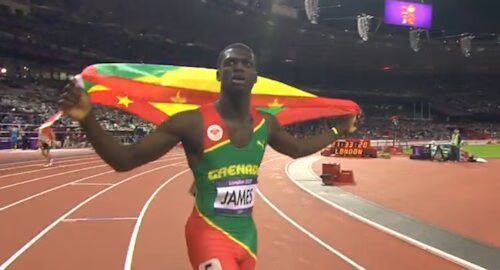Men's 400m Celebration