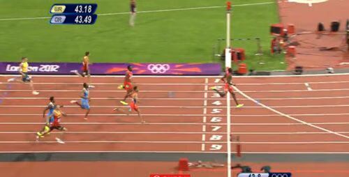 Men's 400m - London 2012 Olympics - Results
