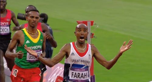Men's 5000m Celebration Men's 5000m Celebration