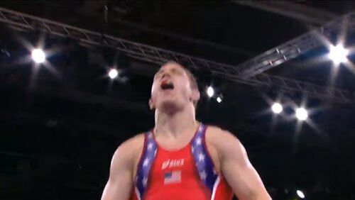 Men's 96kg Wrestling Celebration Men's 96kg Wrestling Celebration