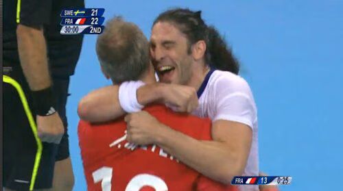 Men's Handball Celebration