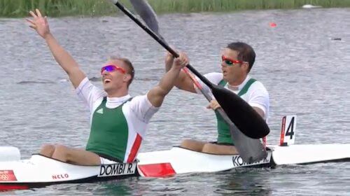 Men's K-2 Celebration