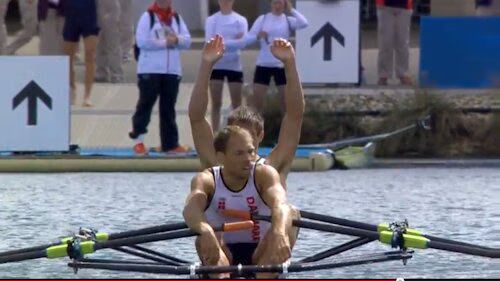 Men's Lightweight Double Sculls Celebration Men's Lightweight Double Sculls Celebration