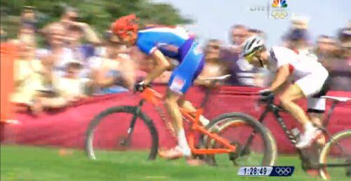 Men's Mountainbike Lead Change