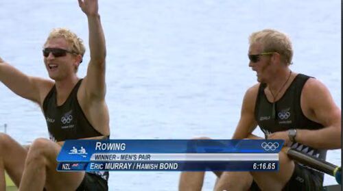 Men's Pair Celebration Men's Pair Celebration