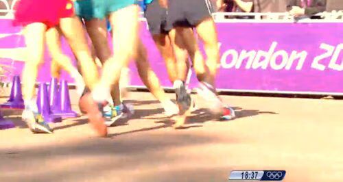 Men's Race Walk Feet