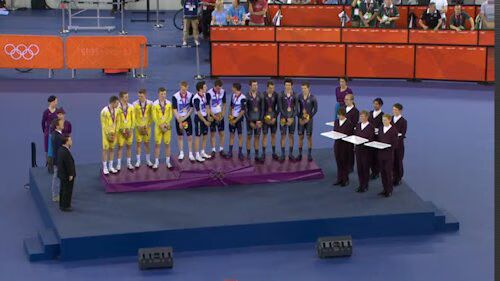 Men's Team Pursuit Medals Men's Team Pursuit Medals