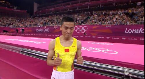 Men's Trampoline Celebration