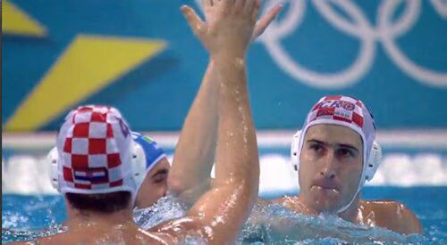 Men's Water Polo Celebration