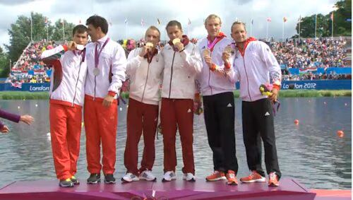 Men's k-2 medals