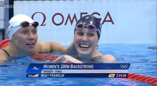 Missy Franklin Wins Gold Medal - Women's 200m Backstroke - London 2012 Olympics - Medal Results
