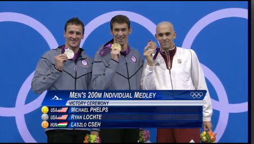 Phelps 20th Medal