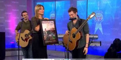 Phillip Phillips Receives First Platinum Record for Home on Today Show