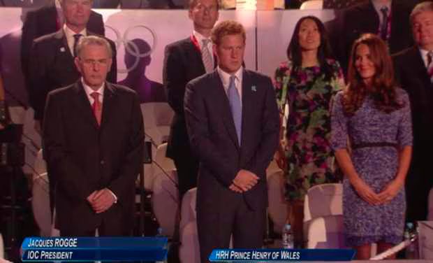 Prince Harry Closing Ceremony - London 2012 Olympics