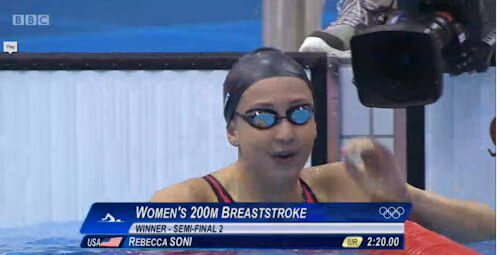 Rebecca Soni Breaks World Record - Women's 200m Breaststroke - London 2012 Olympics