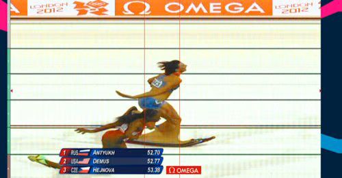 Women's 400m Hurdles Finish Women's 400m Hurdles Finish