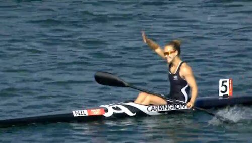 Women's K-1 Sprint Celebration