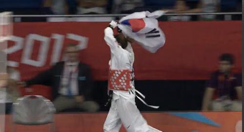 Women's Taekwondo Celebration