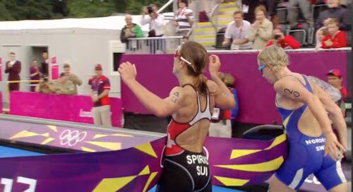 Women's Triathlon Finish Women's Triathlon Finish
