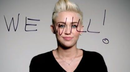 Darren Criss, Miley Cyrus - Rock The Vote PSA - Video
