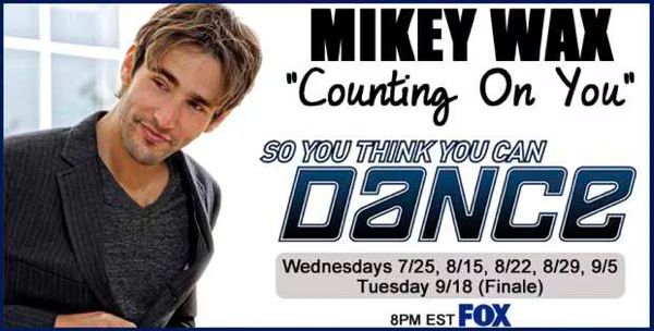 Mikey Wax So You Think You Can Dance