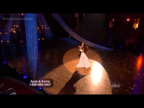 Apolo Anton Ohno and Karina Smirnoff  Viennese Waltz  Dancing with the Stars