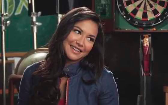 Naya Rivera makes Darren Criss Cry  Glee  FOX Lounge