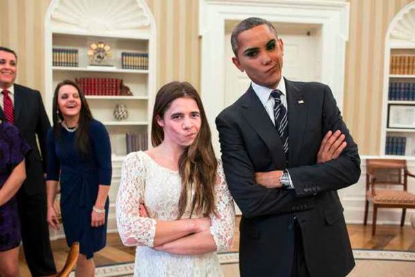 McKayla Obama and Barack Maroney are not impressed