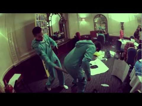 One Direction touching each other in OnePiece jumpsuits  Video