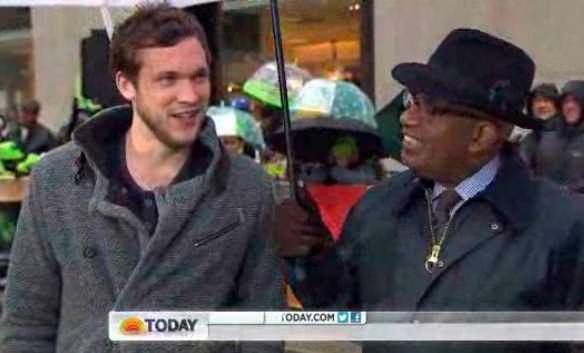 Phillip Phillips does the weather report on  Today  Video