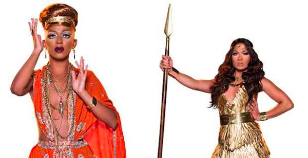 Serena ChaCha and Vivienne Pinay RuPaul