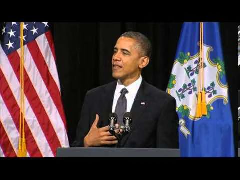 President Barack Obama speech at Interfaith Vigil in Newtown CT  Video