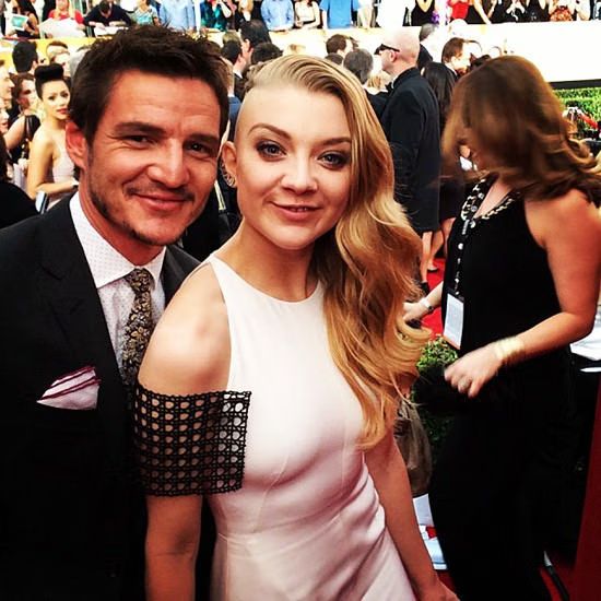 Natalie Dormer debuts half-shaved head at SAG Awards 01-2014-01-19