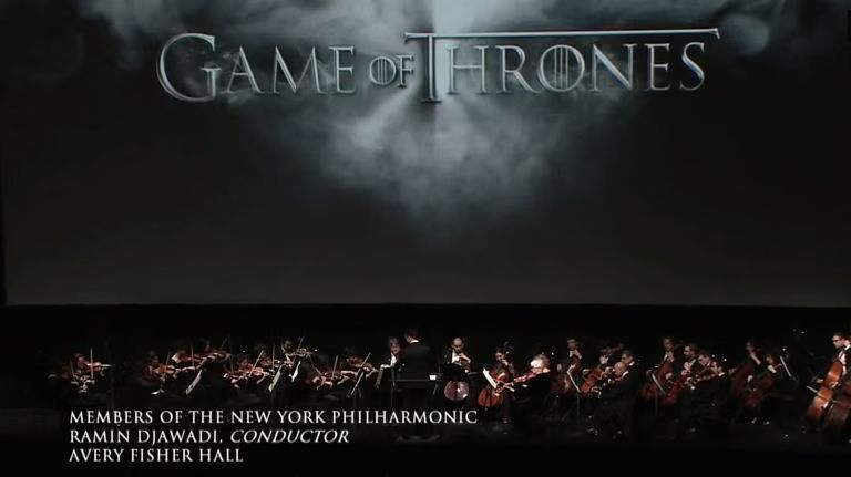 'Game of Thrones' Theme played by The New York Philharmonic - Video