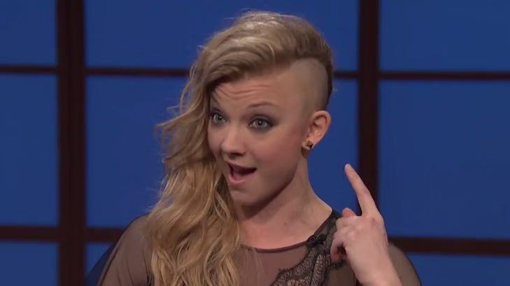 Natalie Dormer interview on Late Night