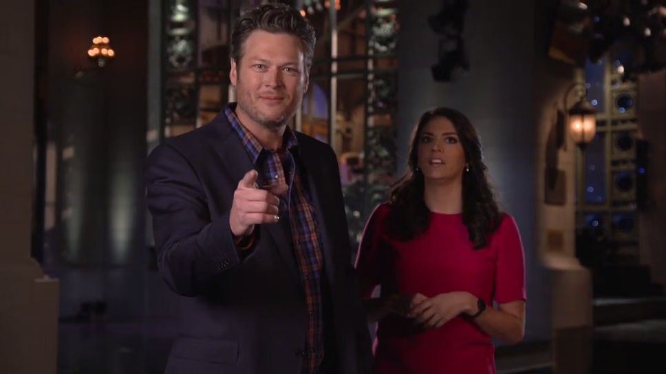 Blake Shelton Pokes Fun at Adam Levine in 'SNL' Promos (VIDEO)