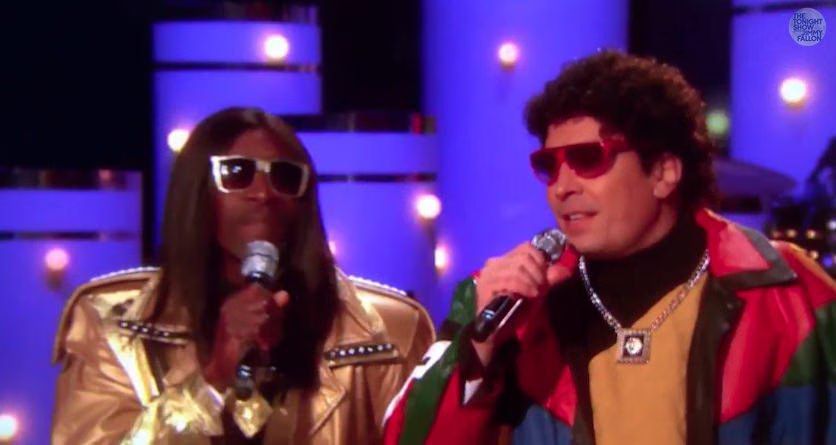 Don Cheadle and Jimmy Fallon