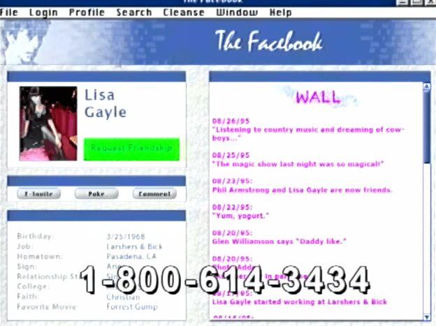 Facebook Commercial from 1995 offers Free Software and Downloads (VIDEO)