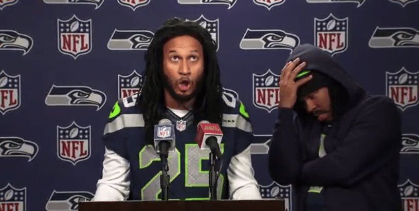 Key and Peele present Marshawn Lynch and Richard Sherman's Joint Press Conference (VIDEO)