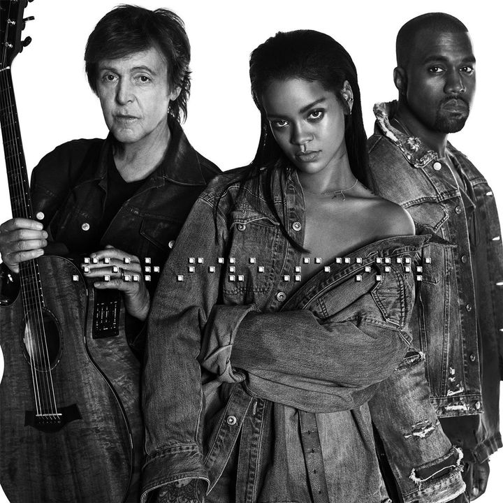 Rihanna previews 'FourFiveSeconds' with Kanye West and Paul McCartney (AUDIO)