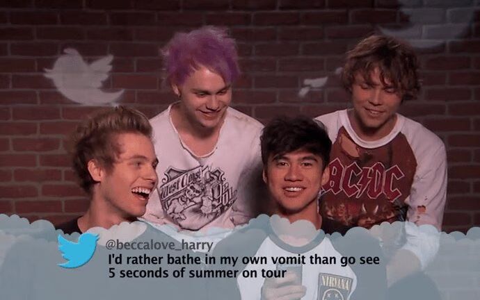 5 Seconds of Summer Mean Tweets