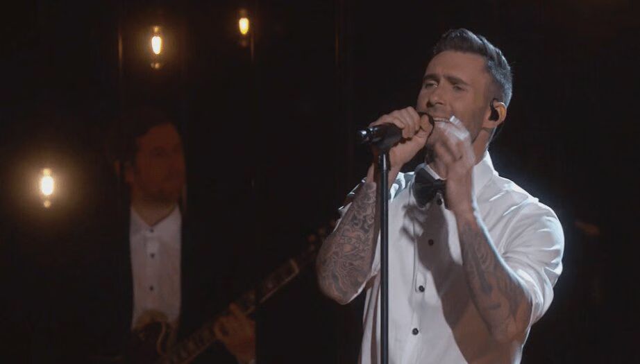 Adam Levine and Maroon 5 perform 'Lost Stars' at Oscars 2015 (VIDEO)