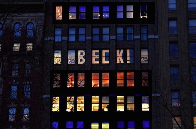 Beck'd Kanye West NYC