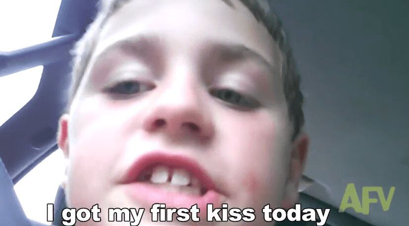 Griffin sings about his first kiss on Songify This